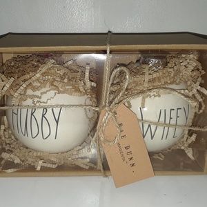 Sale! Rae Dunn 'Hubby & Wifey' Xmas Ornament